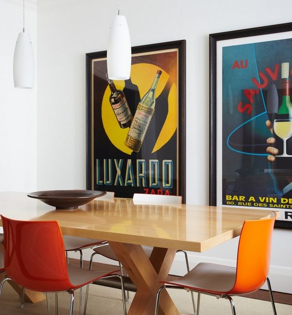 Large-and-neatly-framed-posters-exude-a-sleek-and-modern-vibe
