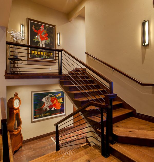 Staircase-landings-are-great-areas-to-display-your-favorite-posters