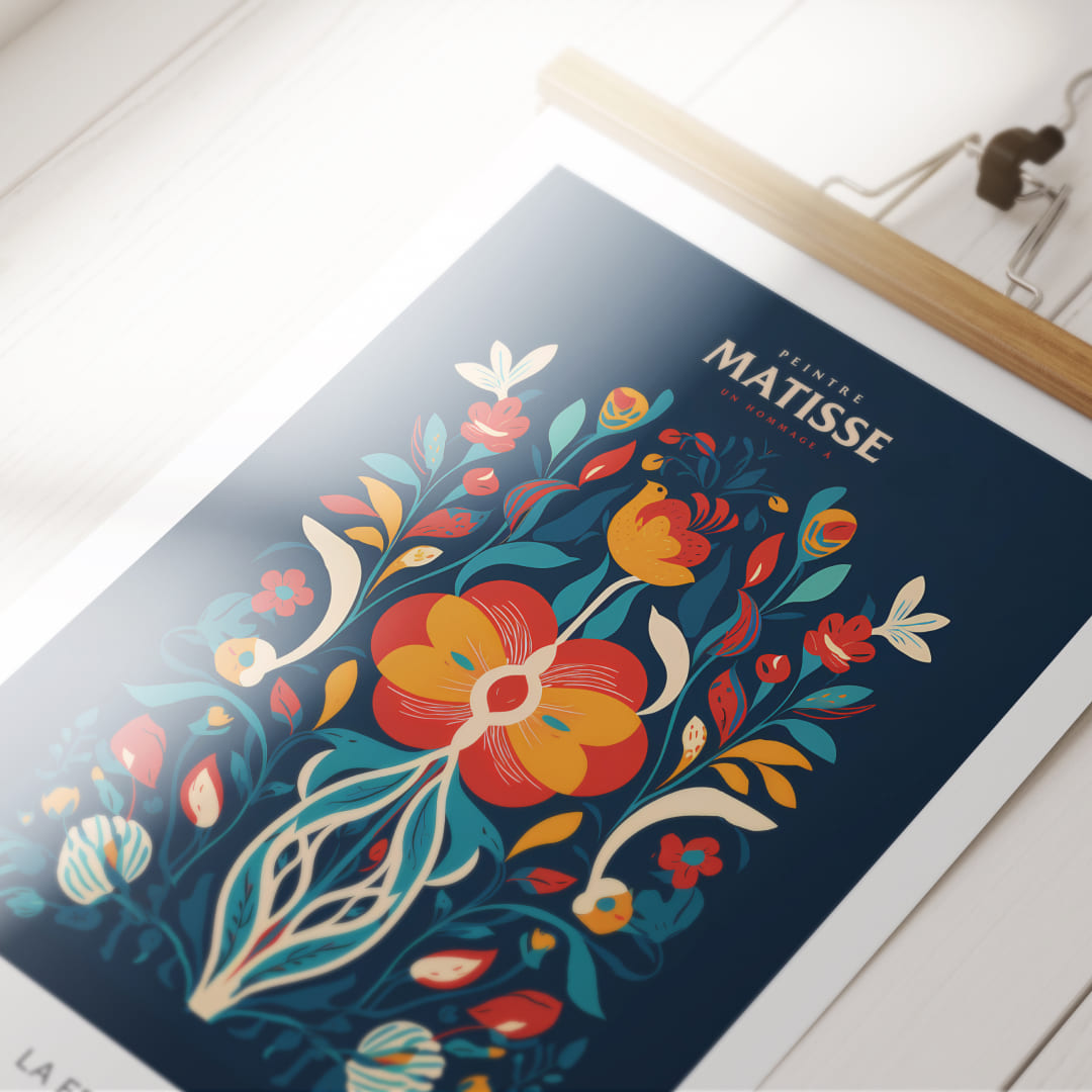 Matisse poster closeup